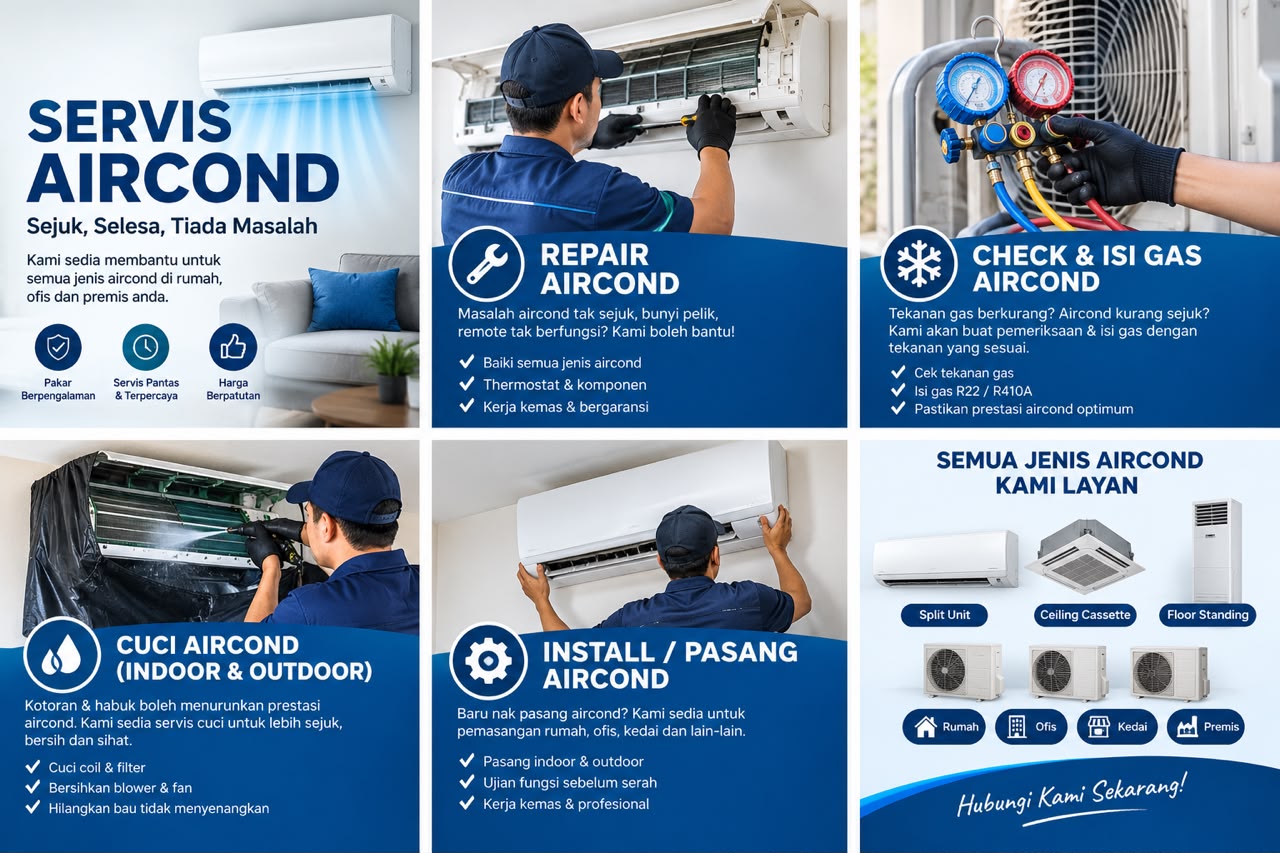 Servis aircond AD Engineering